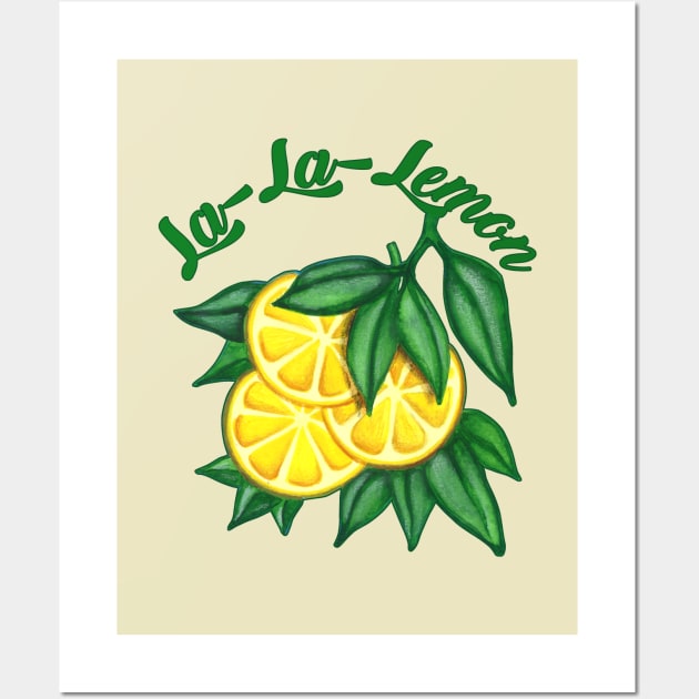 La-La-Lemon Wall Art by Colette